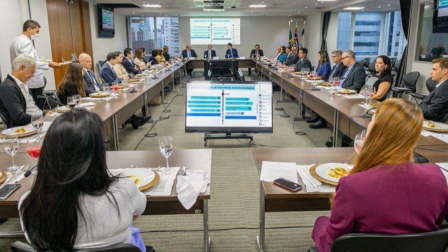 Imagem editorial sobre negócios
