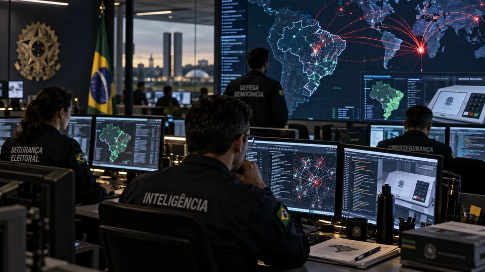Capa editorial: Abin alerta para risco de interferência externa no processo eleitoral, diz Correio