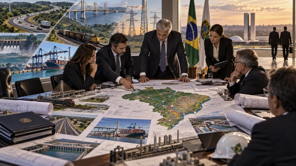 Capa editorial: Carteira de projetos de infraestrutura de R$ 204 bilhões fica para o próximo governo