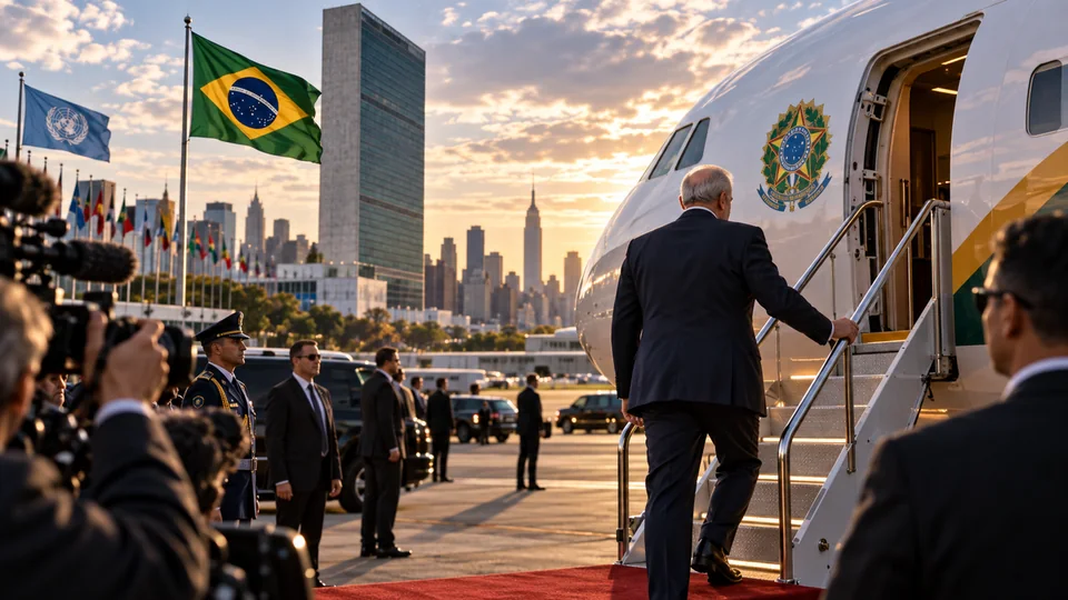 Capa editorial: Lula embarca para Nova York para participar da Assembleia-Geral da ONU