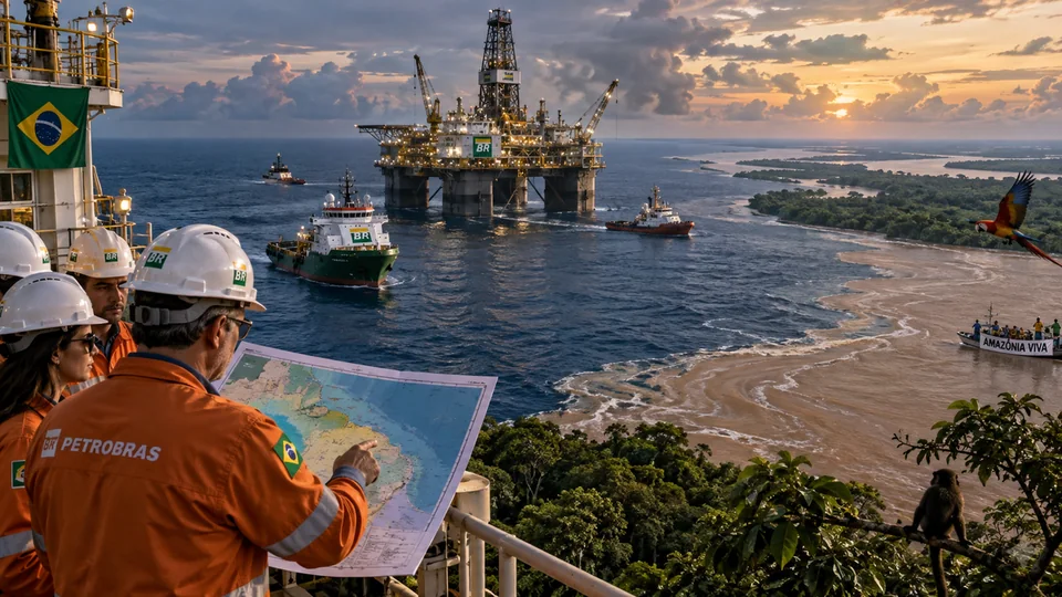 Capa editorial: Petrobras rebate críticas ambientais sobre perfuração na Foz do Amazonas