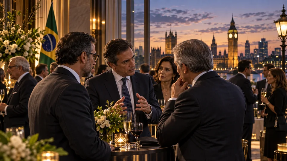 Capa editorial: Vídeo mostra autoridades e ex-ministros em evento patrocinado pelo Banco Master em Londres