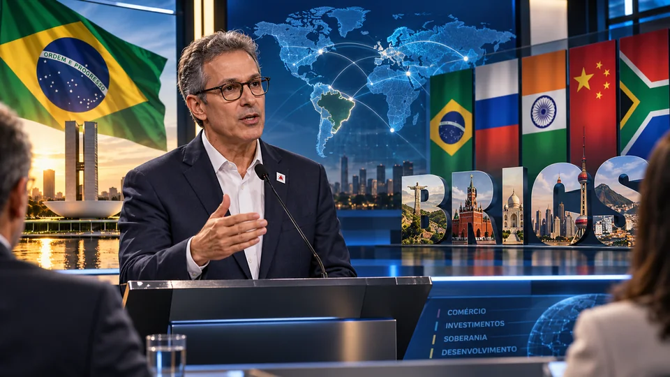 Capa editorial: Zema defende saída do Brasil do Brics durante debate